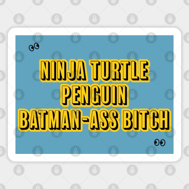 Fasbytes Reality-TV 90 day fiance Ninja Turtle Penguin Magnet by FasBytes